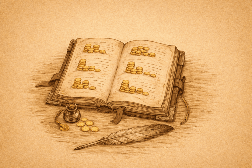 Tokens on a ledger